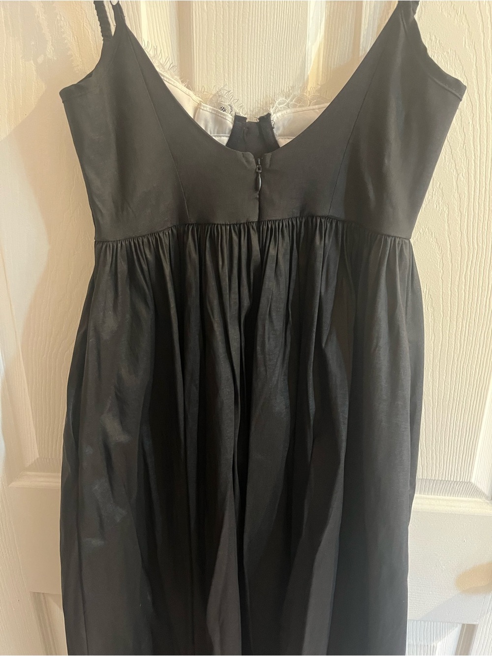 For Love and Lemons Midi Maxi Dress Doris Black Lace Bustier size XS - Picture 9 of 11